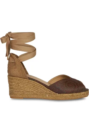 Etro Espadrilles compensées à motif cachemire
