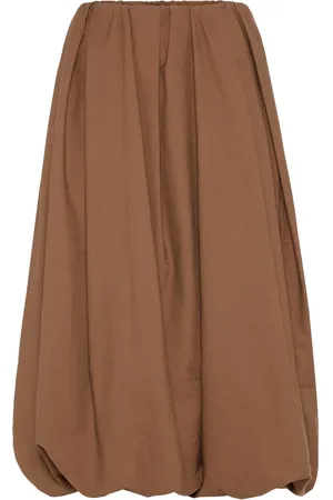 Brunello Cucinelli Jupe mi-longue à design bouffant