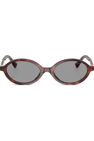 Miu Miu Lunettes de soleil à monture ovale
