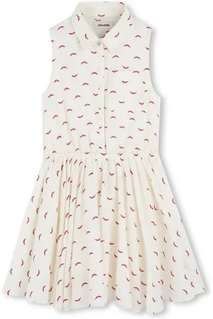 Zadig & Voltaire Robe-chemise à logo imprimé