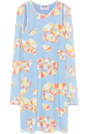 Moschino Robe courte à imprimé graphique