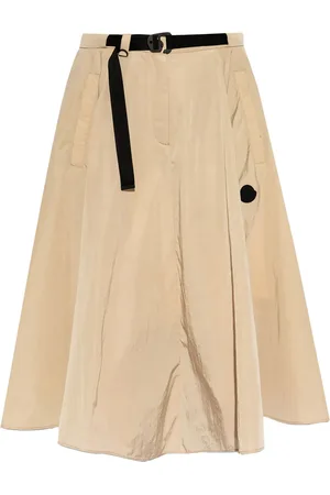 Moncler Jupe mi-longue à taille ceinturée