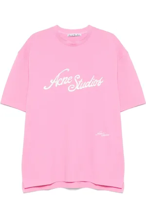 Acne Studios T-shirt à logo brodé