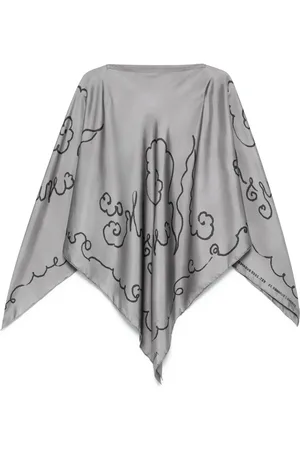 Nanushka Foulard en soie à découpes