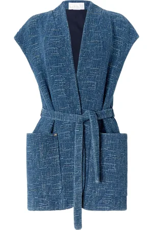 GENNY Gilet en tissu flammé