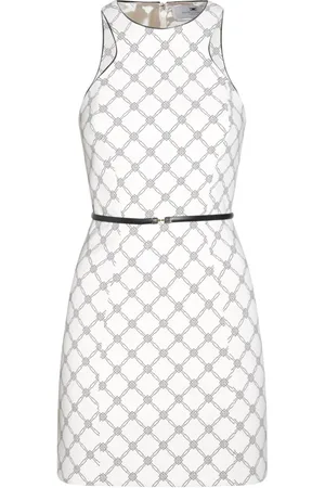 Elisabetta Franchi Robe courte à imprimé losanges