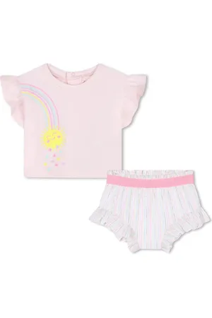Billieblush Ensemble short à imprimé arc-en-ciel