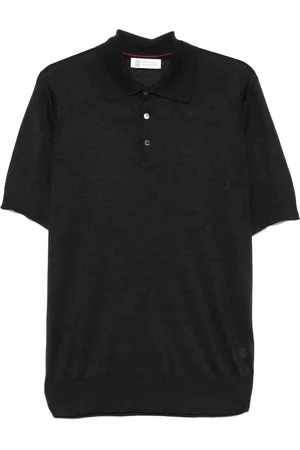 Brunello Cucinelli Polo en maille fine
