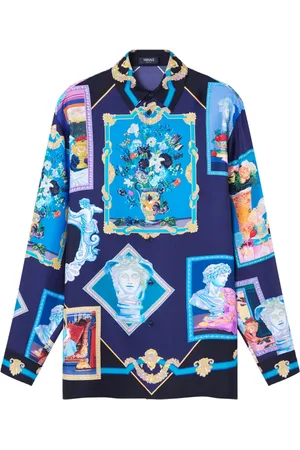 VERSACE Chemise Gallery en soie