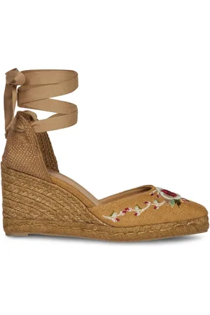 Etro Espadrilles à fleurs brodées