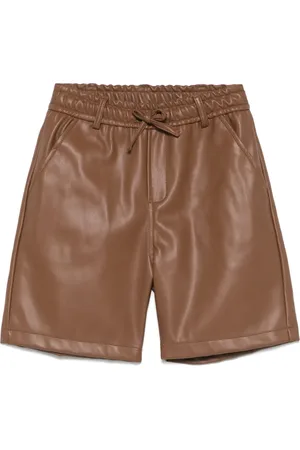 Paolo Pecora Short en cuir artificiel