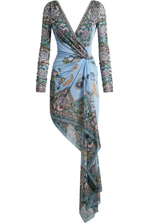 Etro Robe courte à coupe asymétrique