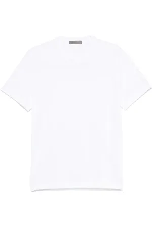 corneliani T-shirt à logo brodé