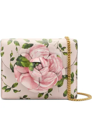 Oscar de la Renta Sac à bandoulière à fleurs