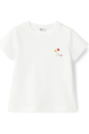 Il gufo T-shirt à logo brodé