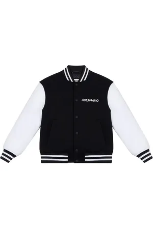 Moschino Veste bomber à logo imprimé