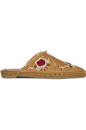 Etro Espadrilles à fleurs brodées