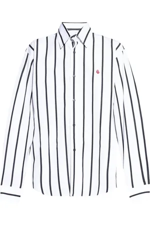 Alexander McQueen Chemise Skull à rayures