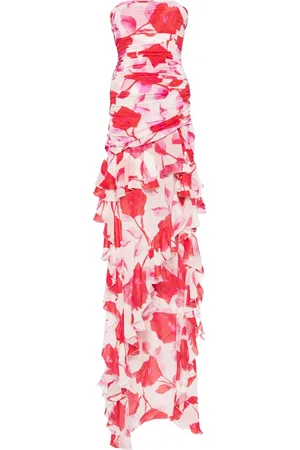 BLUMARINE Robe imprimée à coupe longue