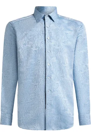 Etro Chemise à fleurs en jacquard