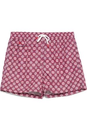 Kiton Short de bain à imprimé maiolica