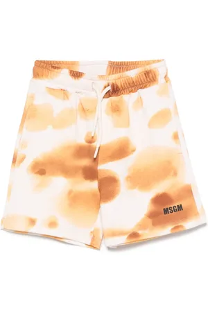 Msgm Short à imprimé abstrait