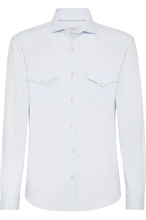 Brunello Cucinelli Chemise en piqué