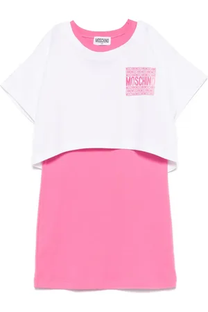 Moschino Ensemble haut-robe à logo imprimé