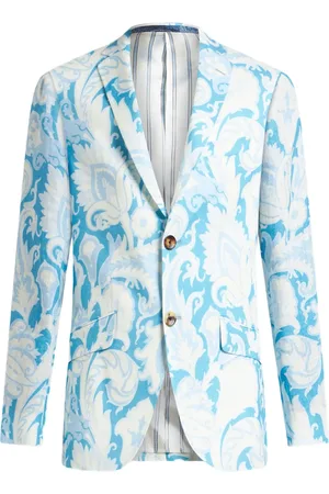 Etro Blazer à motif floral en jacquard