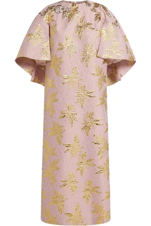 DICE KAYEK Robe longue en brocart