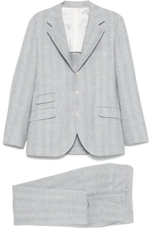 Brunello Cucinelli Blazer à simple boutonnage