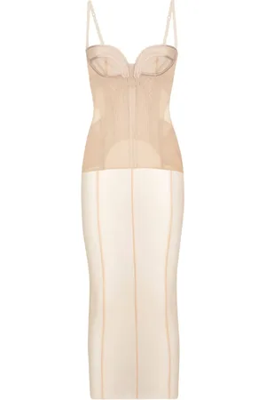 Dolce & Gabbana Robe-bustier en tulle