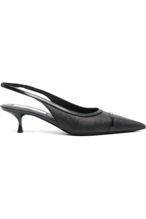 Victoria Beckham Escarpins en toile à bride arrière 50 mm