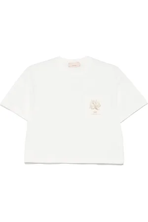 Elisabetta Franchi T-shirt à patch logo