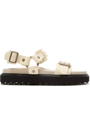 Acne Studios Sandales en cuir à boucles