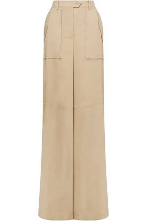 Alberta Ferretti Pantalon palazzo à fentes