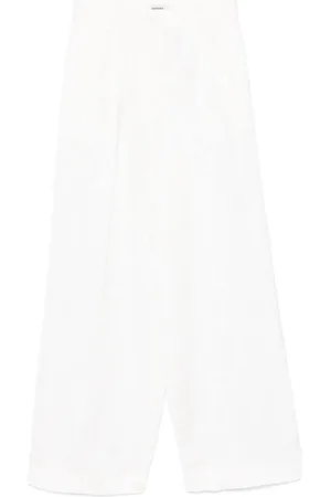Sandro Pantalon à fleurs en jacquard