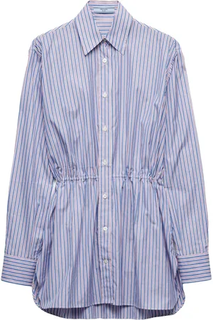 Prada Chemise en popeline à rayures