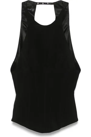 MUGLER Haut ajusté à dos nu