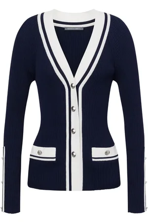 Alberta Ferretti Cardigan à bords contrastants