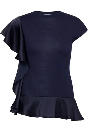 Alberta Ferretti Blouse à détails de volants