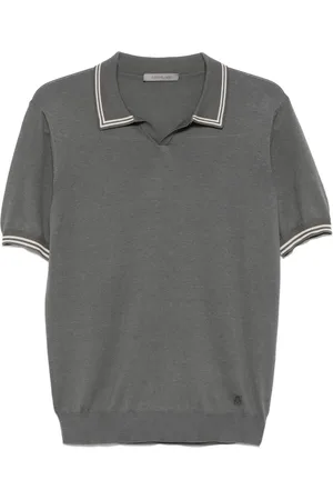 corneliani Polo à détail rayé