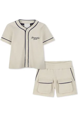 Givenchy Ensemble short-t-shirt à logo brodé