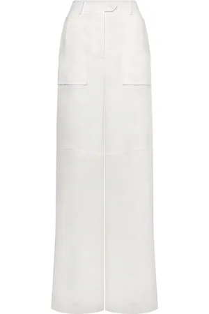 Alberta Ferretti Pantalon à coupe ample