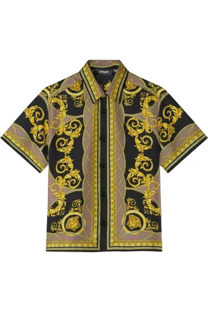 VERSACE Chemise imprimée en soie