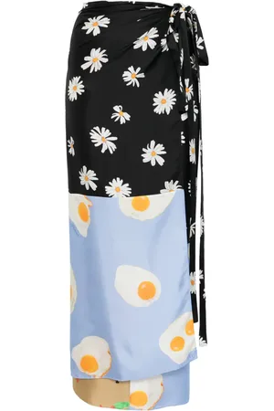 Moschino Jupe longue à design colour block