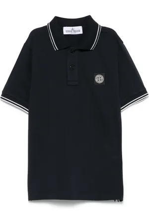 Stone Island Polo à motif Compass