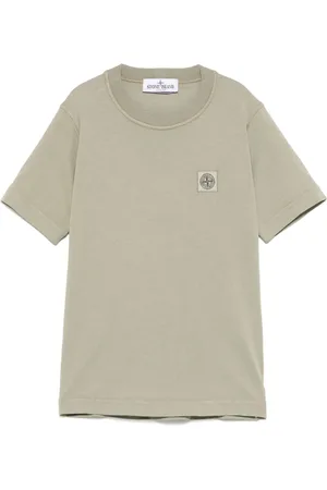 Stone Island T-shirt à patch Compass