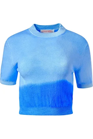Alejandra Alonso Rojas T-shirt en cachemire à manches courtes
