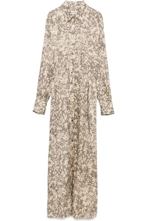 Golden Goose Robe longue à imprimé graphique
